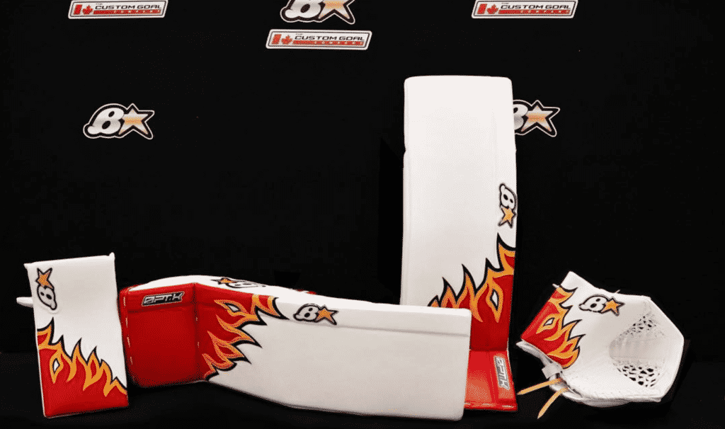 Eddie Lack Calgary Flames 2017 Brian's Custom Sports Gear