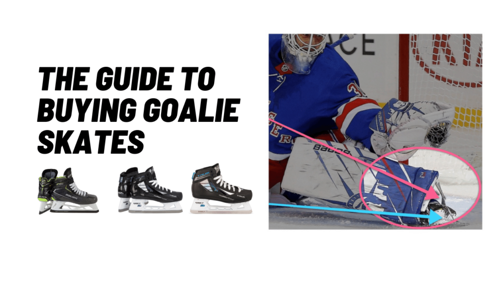 An image displaying three of the top pairs of goalie skates on the market