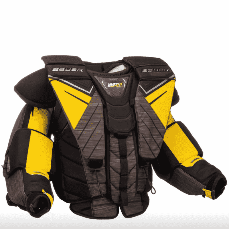 New Bauer One.6 Shoulder Pad Chest Protector Sr Sz M Right Bicep Guard Missing 